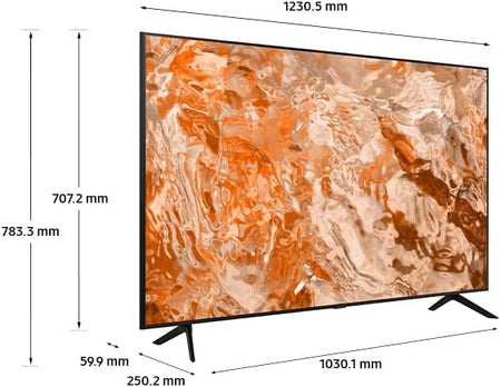 Samsung 55 TV CU7110 UHD HDR Smart TV (2023) - 4K Crystal -prosessori, Adaptive Sound, PurColour, integroitu Gaming TV Hub, Smart TV Streaming- ja videopuhelusovellukset sekä Picture Contrast Enhancer [Energiklasse G].